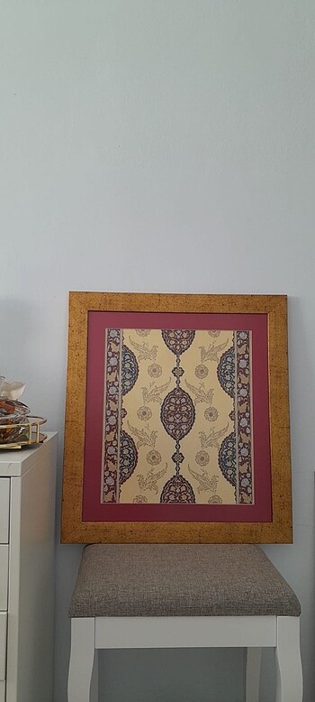 Beden çeşitli Renk Tezhip Topkapı Sarayı Kubbealtı Deseni Sanat Eseri