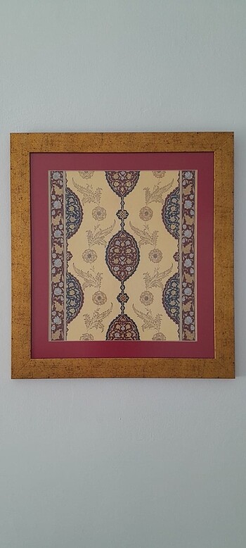 Tezhip Topkapı Sarayı Kubbealtı Deseni Sanat Eseri