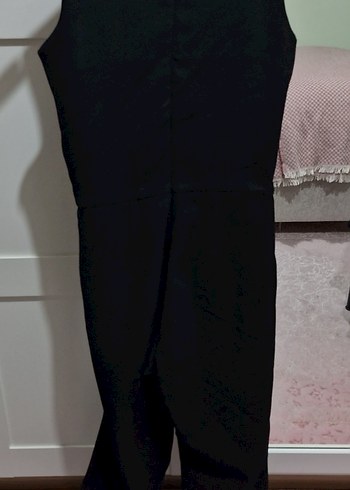 Siyah Kemerli Kadın Tulum - Görsel 10