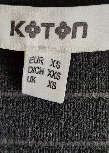 xs Beden Çizgili Siyah Midi Kalem Etek