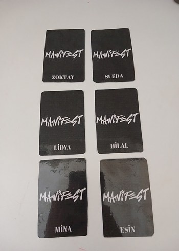 Manifest photocard - Görsel 2