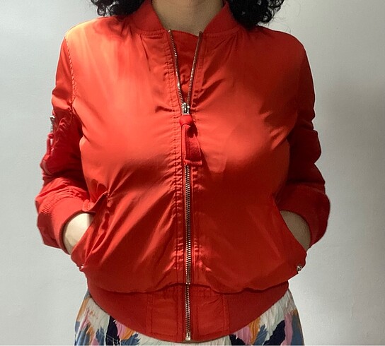 s Beden Bershka bomber ceket kadın
