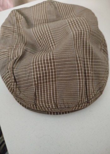 Bej Ekoseli Erkek Şapka - Görsel 3
