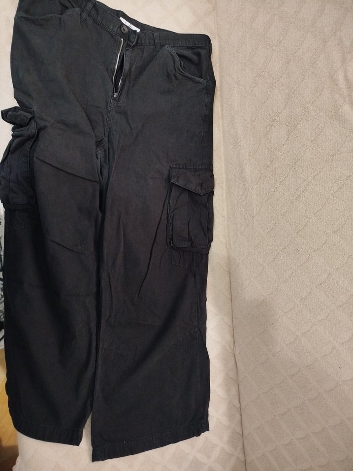 Kemer Detaylı Siyah Keten erkek - Görsel 3