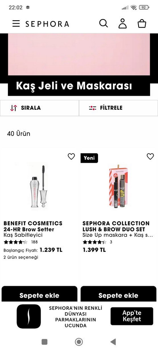 sephora orjınal hiç kullanılmadı kaş sabıtleyıcı - Görsel 3