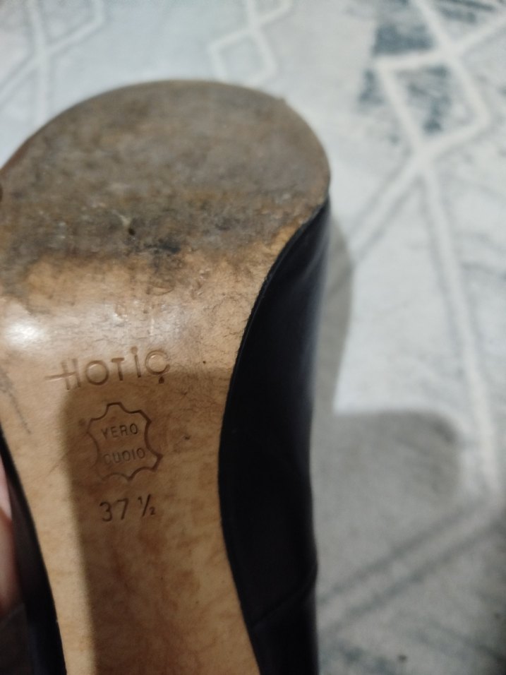 Klasik Siyah Yılan Desenli Stiletto Topuklu hotıç - Görsel 2