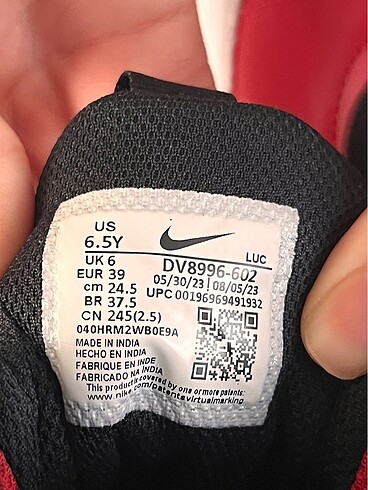 Nike 2 ay kullanıldı yepyeni 39 numara