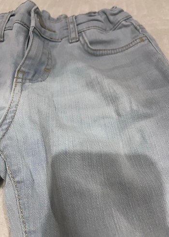 6 Yaş Beden Mavi Erkek Çocuk Denim Pantolon