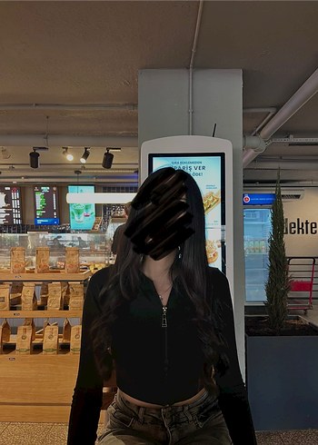 Diğer Siyah Crop Hırka