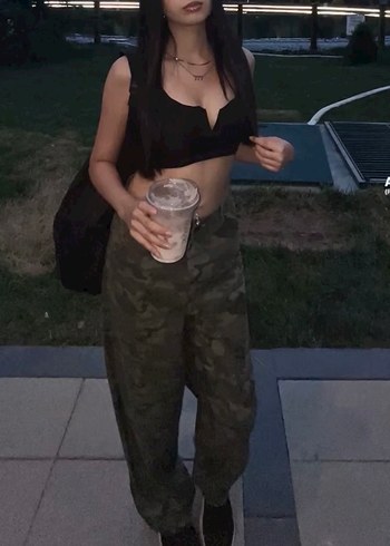 Kamuflaj Baggy pantolon - Görsel 3