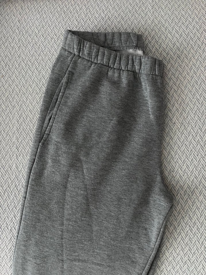 Gri Rahat Kesim Kadın Eşofman Altı - Görsel 3