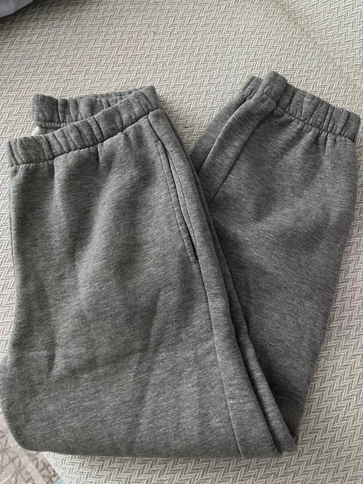 Gri Rahat Kesim Kadın Eşofman Altı - Görsel 4