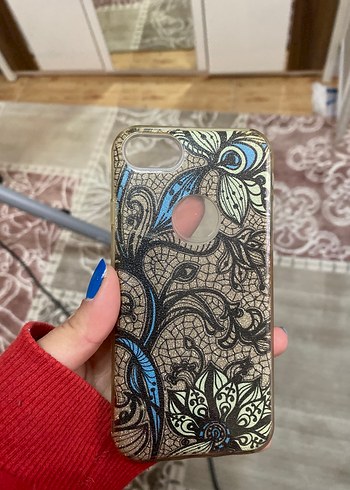 Beyaz Bohem Parlak Telefon Kılıfı iphone - Görsel 2