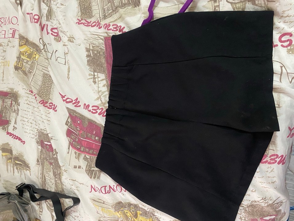 Siyah Pilili Mini Gotik şort etek - Görsel 4