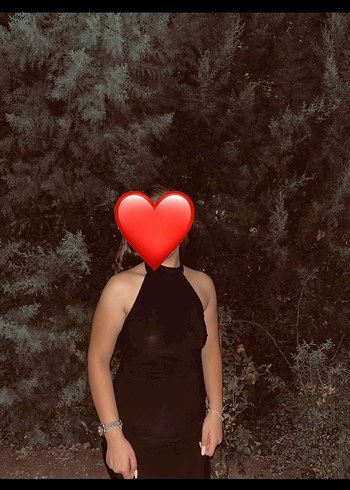 Siyah sırt detaylı Uzun Gotik Elbise - Görsel 2