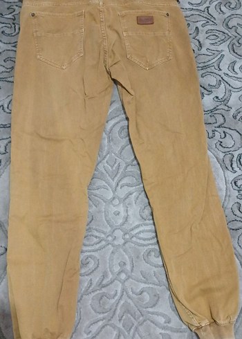 hardal Renkli Erkek Kot Pantolon - Görsel 3