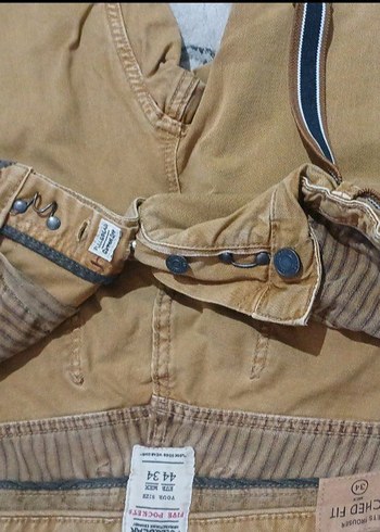 hardal Renkli Erkek Kot Pantolon - Görsel 8