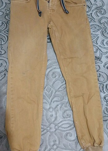 hardal Renkli Erkek Kot Pantolon - Görsel 2