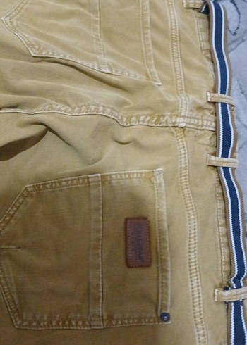 hardal Renkli Erkek Kot Pantolon - Görsel 4