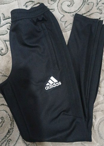 Erkek Siyah Adidas Fermuarlı Eşofman Altı - Görsel 3