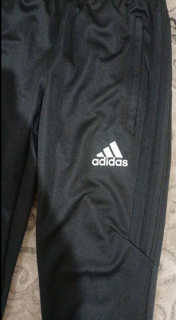 Erkek Siyah Adidas Fermuarlı Eşofman Altı - Görsel 4