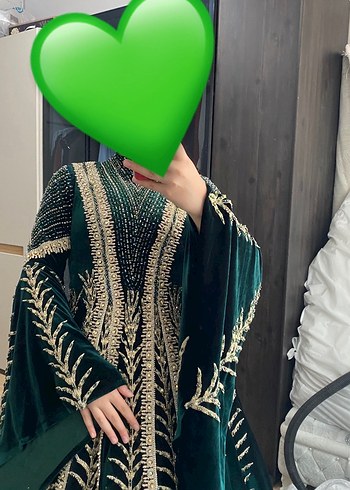 Yeşil tesettür bindallı - Görsel 10