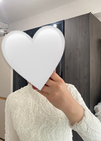 Demonteli tesettür balık gelinlik - Görsel 3