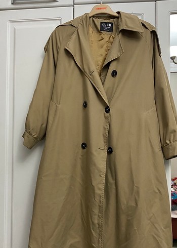 SUUD COLLECTİON CAMEL UZUN TRENÇKOT