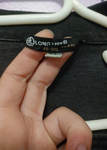 m Beden Düğmeli Siyah Kadın Denim Ceket