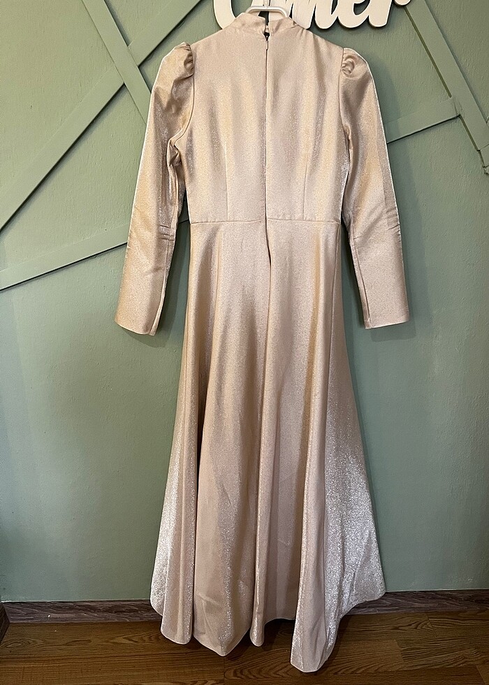 Lacrima 36 beden Bej abiye - Görsel 2