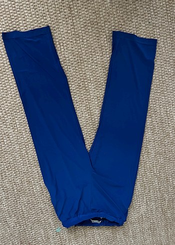 Saks Mavi Piliseli Uzun Kollu Tesettür takım - Görsel 3