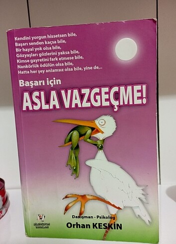 Başarı için asla vazgeçme