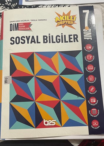 7. Sınıf Sosyal Bilgiler Akıllı Defter beş yayınları
