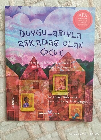 Duygularıyla arkadaş olan çocuk çocuk kitabı 