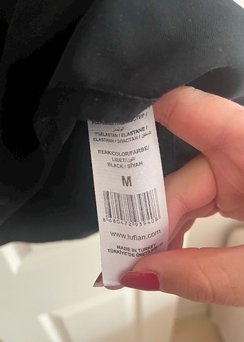 Siyah Erkek Fermuarlı Yüksek Yakalı Sweatshirt - Görsel 3