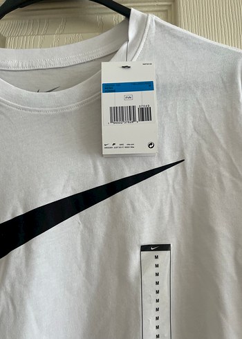 m Beden Nike Erkek Beyaz Baskılı Spor Tişört