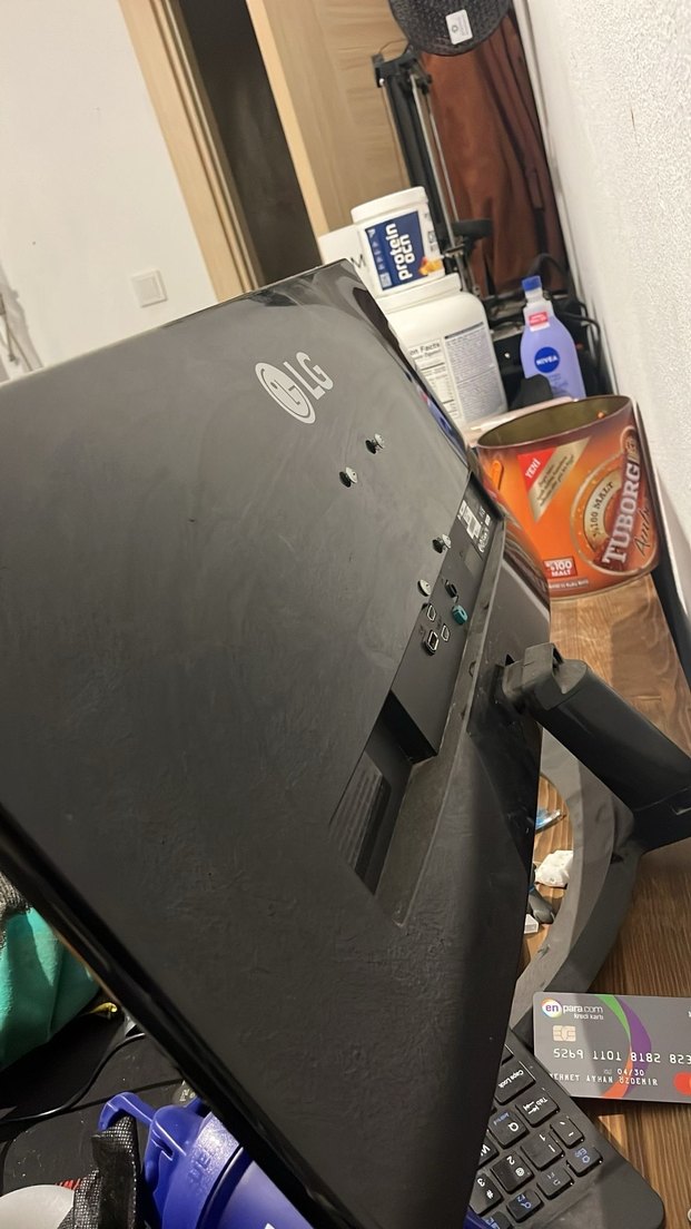 Siyah LG Monitör - Görsel 4