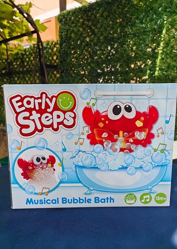 Yengeç Müzikli Renkli Banyo Köpük Oyuncağı