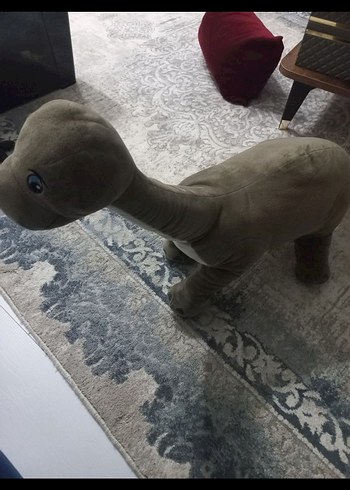 Gri Peluş Dinozor Oyuncak