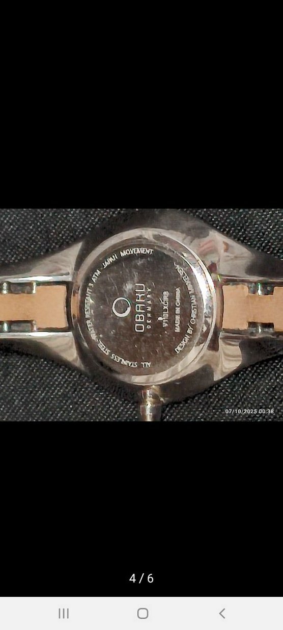 OBAKU  DENMARK V110LCIRB kol saati - Görsel 4