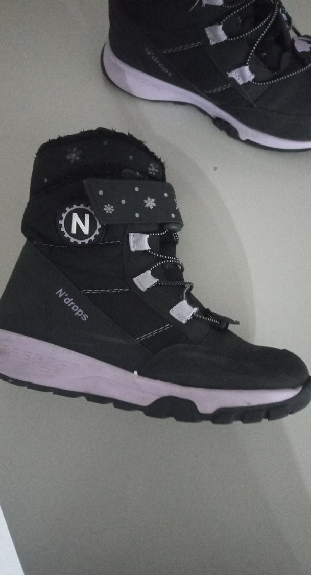 Kız Çocuk Siyah Kauçuk Botlar - Görsel 2