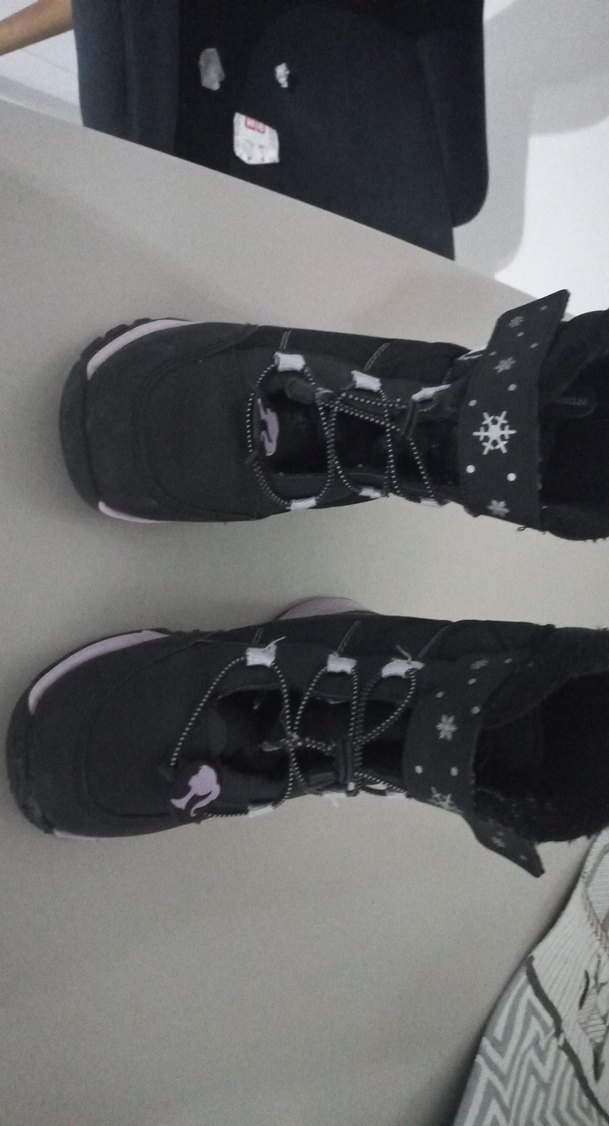 Kız Çocuk Siyah Kauçuk Botlar - Görsel 4