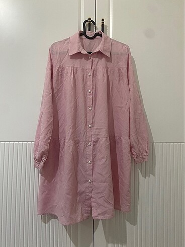 LC Waikiki Pembe çizgili tunik