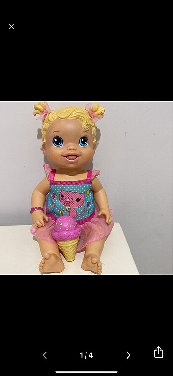 BABY ALIVE DONDURMA YALAYAN BEBEK HATASIZ