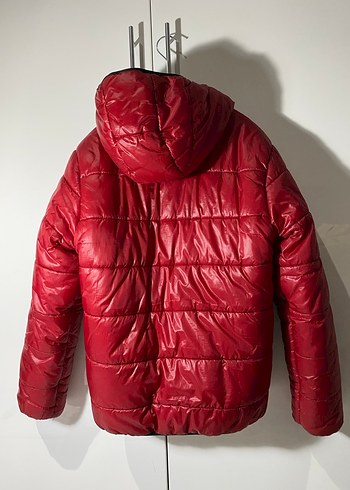 Jordan Kırmızı 160-170cm Kapüşonlu Erkek Çocuk Mont - Görsel 2