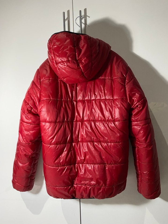 Jordan Kırmızı 160-170cm  Kapüşonlu Erkek Çocuk Mont - Görsel 2