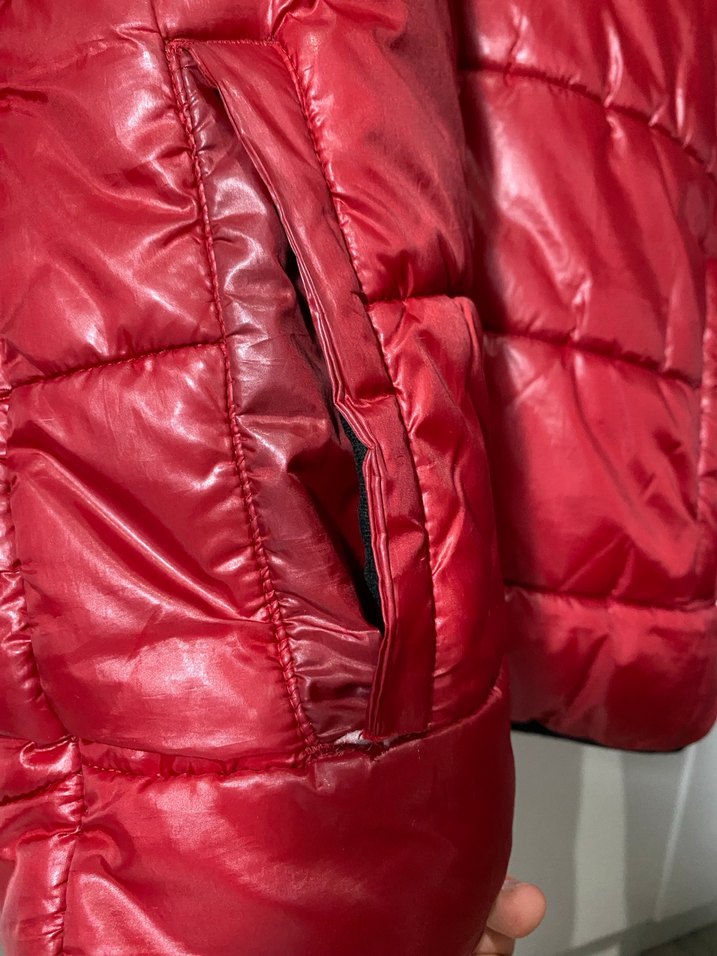 Jordan Kırmızı 160-170cm  Kapüşonlu Erkek Çocuk Mont - Görsel 3