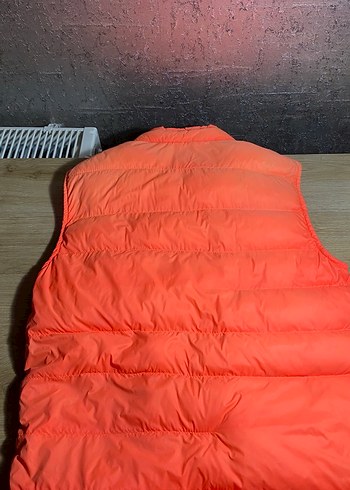 Moncler Turuncu Fermuarlı Erkek Çocuk Yelek - Görsel 3