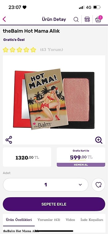 Beden Allık bronzer pudra
