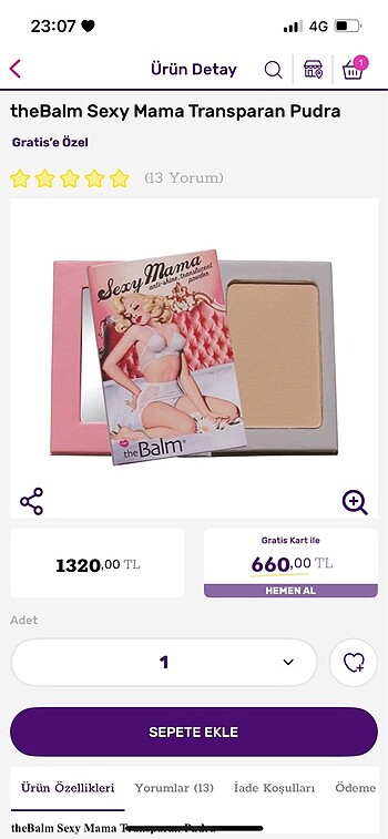 Beden Renk Allık bronzer pudra